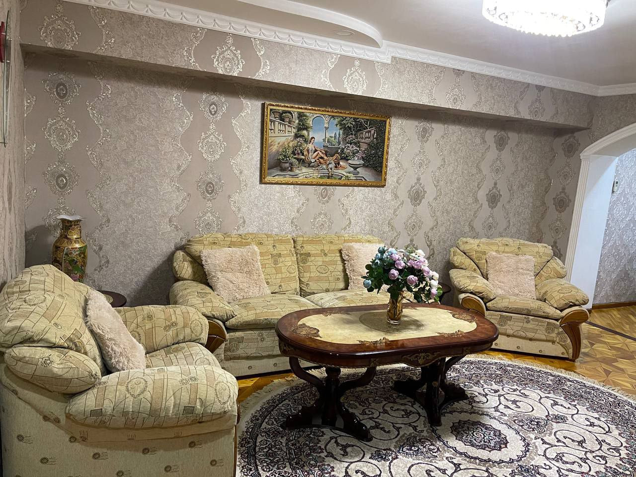 Uzbekistan Vila: Property Rent /Sale  乌兹别克斯坦公寓出租43 :  Mirabad 2房间 800$